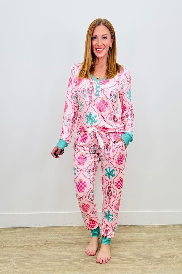 •PREORDER• Littles or Ladies Party Pink Pajamas