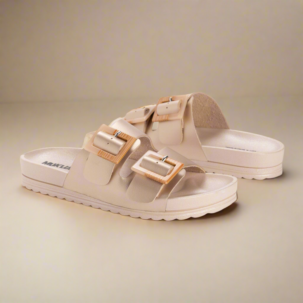 Grand Cayman Sandal: Soft Gold