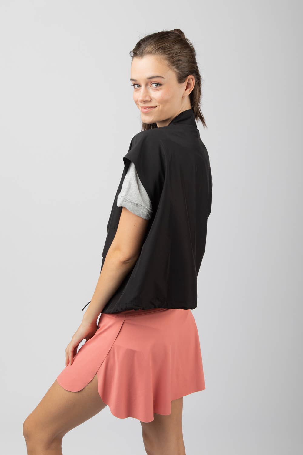 Tee Time Wind Breaker Top in Sage