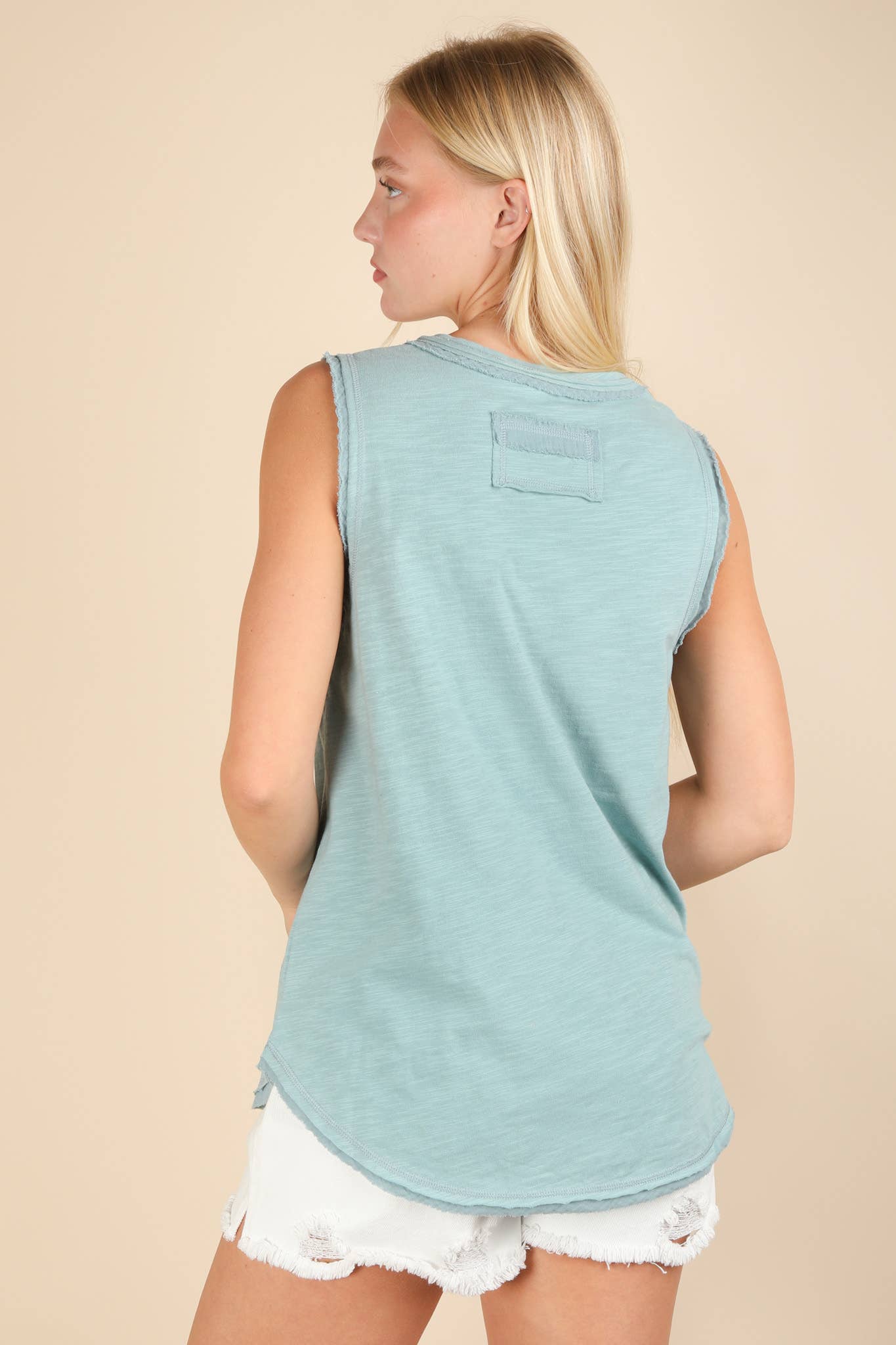 Blake Mint Sleeveless Comfy Top