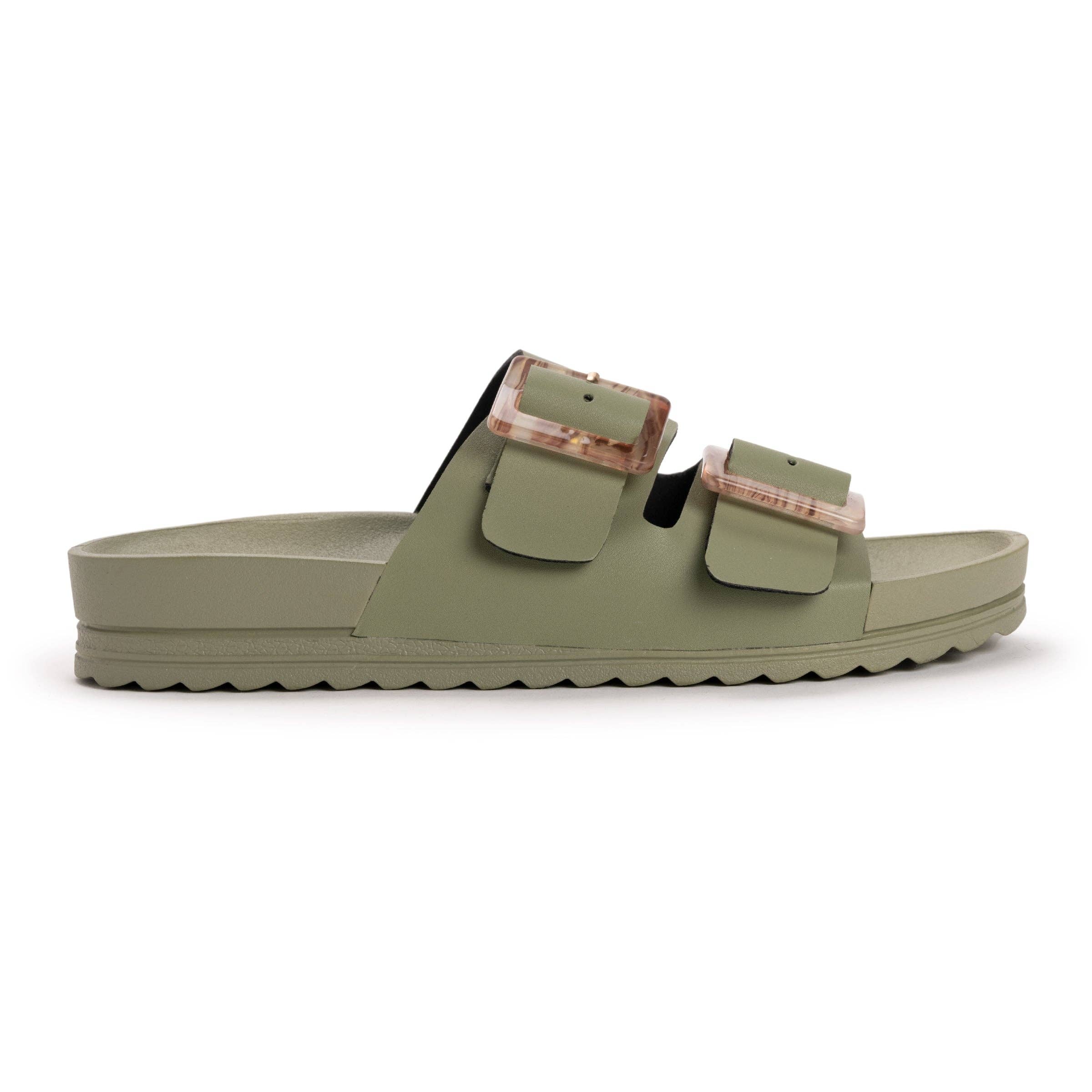 Grand Cayman Sandal: Light Olive