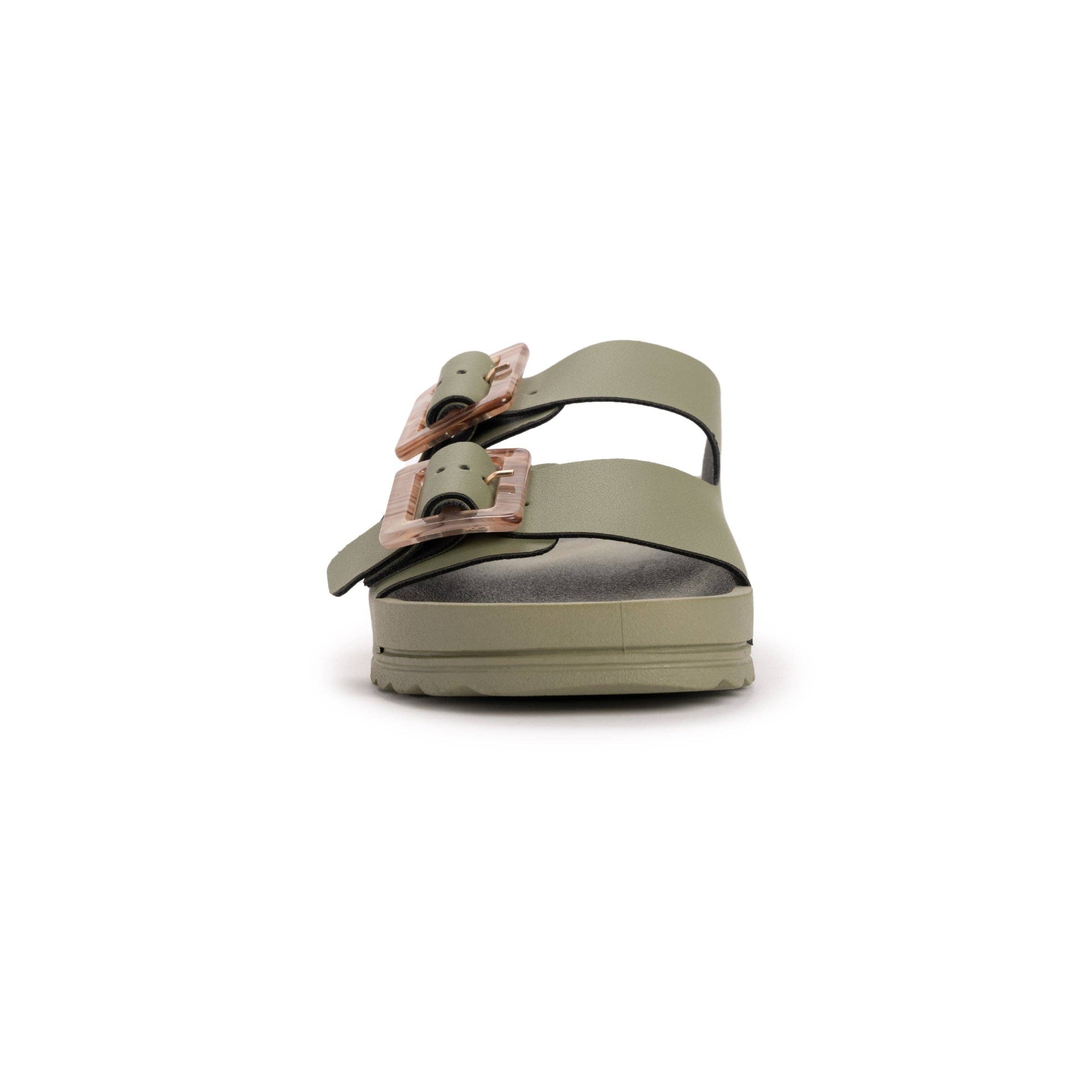 Grand Cayman Sandal: Light Olive