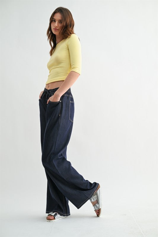 Mica Kenleigh Tie Waist Denim
