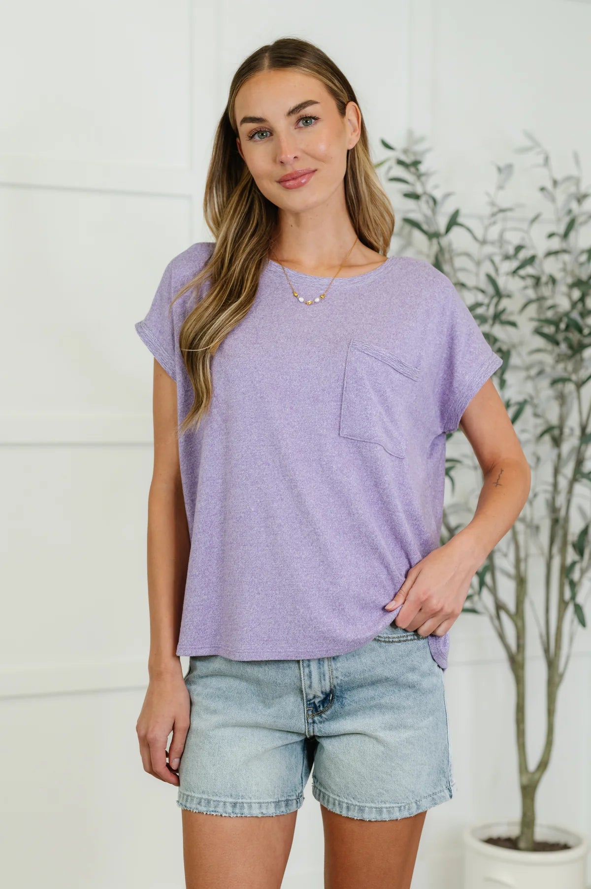 Felicity Lilac Tee