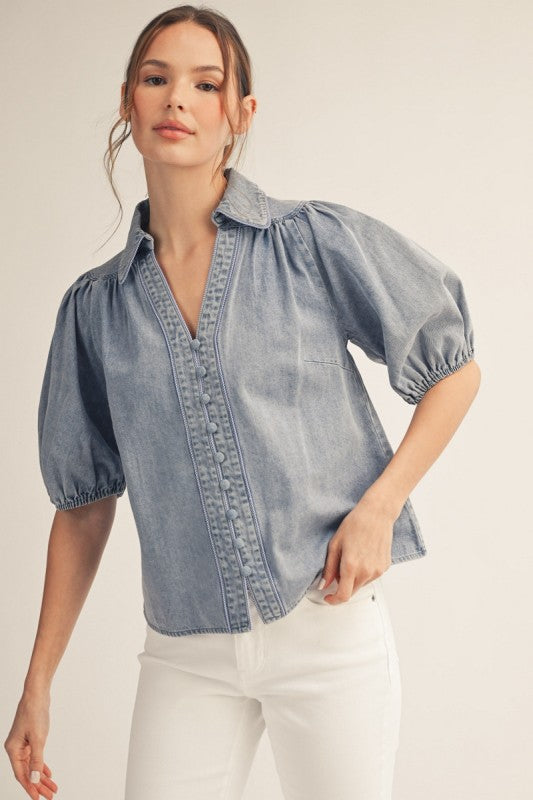 Lennie Denim Top