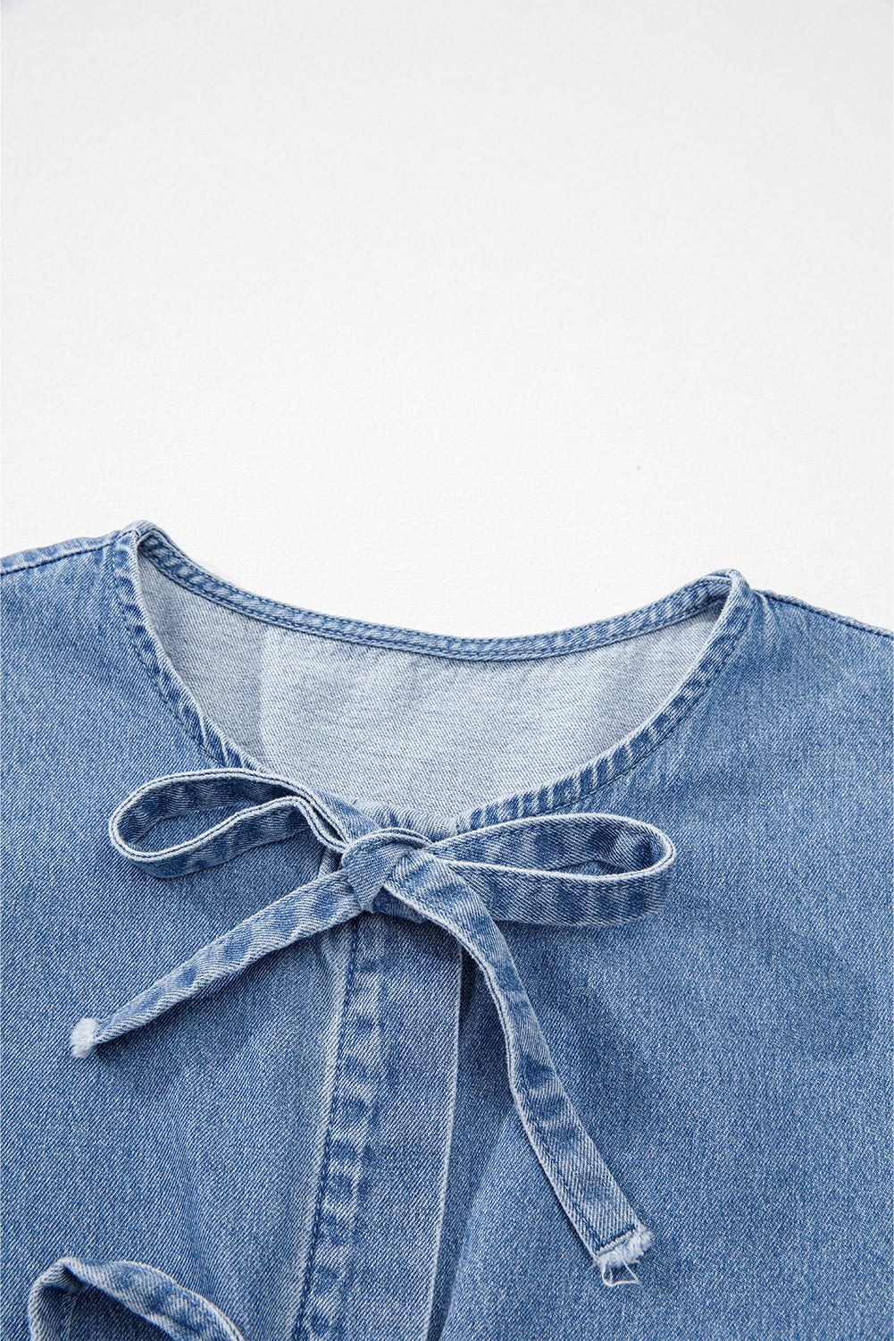 Bows and Denim Top