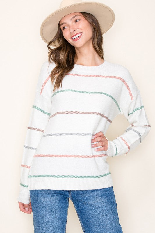 Kenna Soft Stripe Sweater