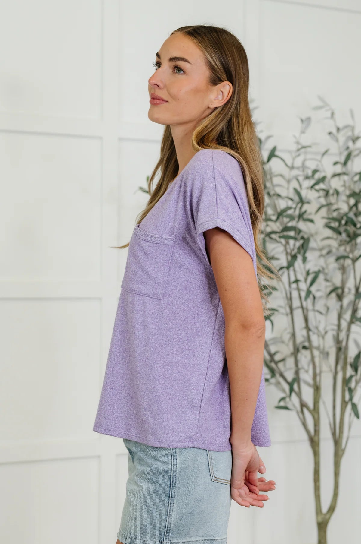 Felicity Lilac Tee