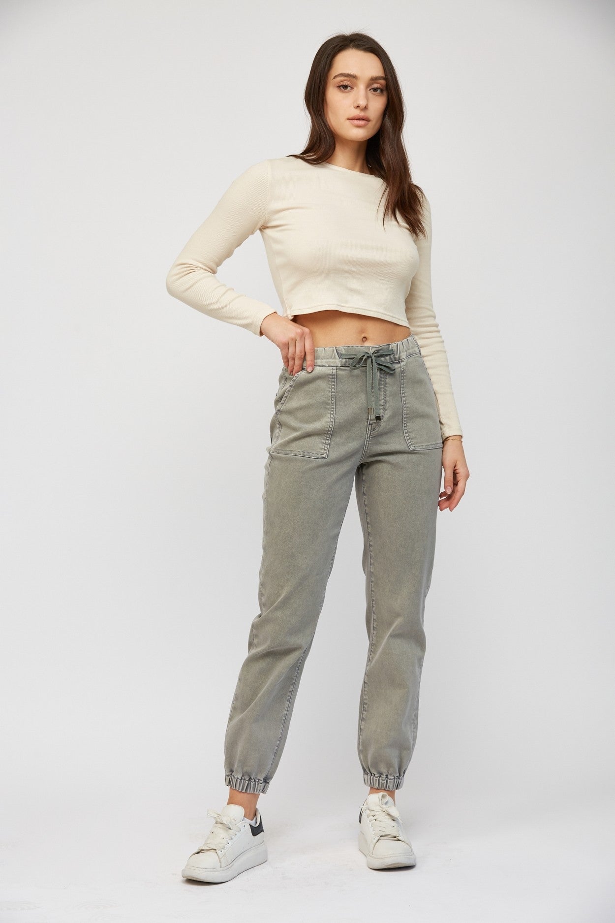 Getting Ready Gray Joggers