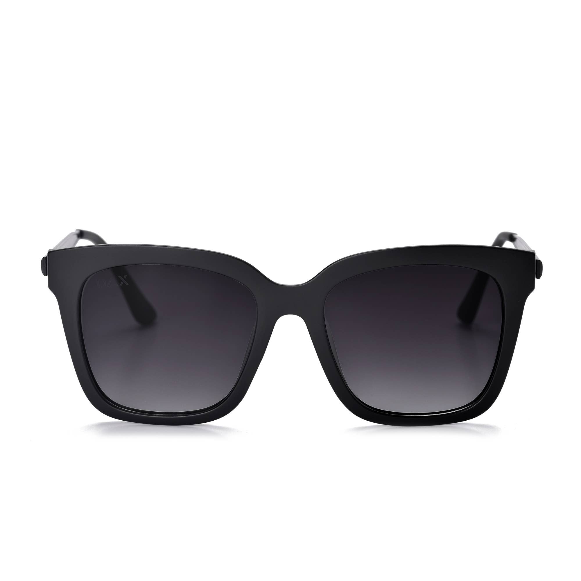 Lyla - Polarized Medium Cat Eye Sunglasses: Black