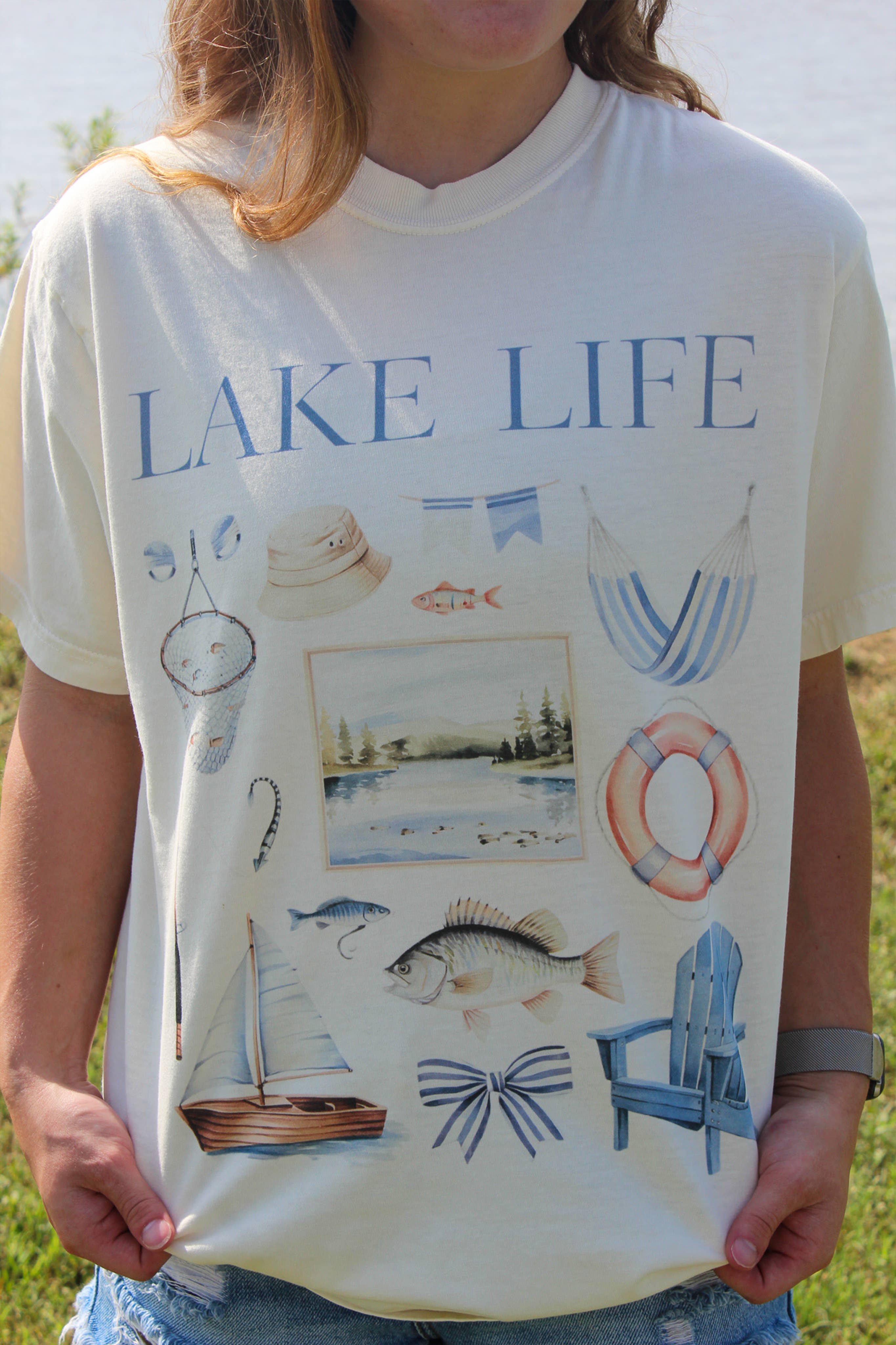LAKE LIFE GRAPHIC TEE