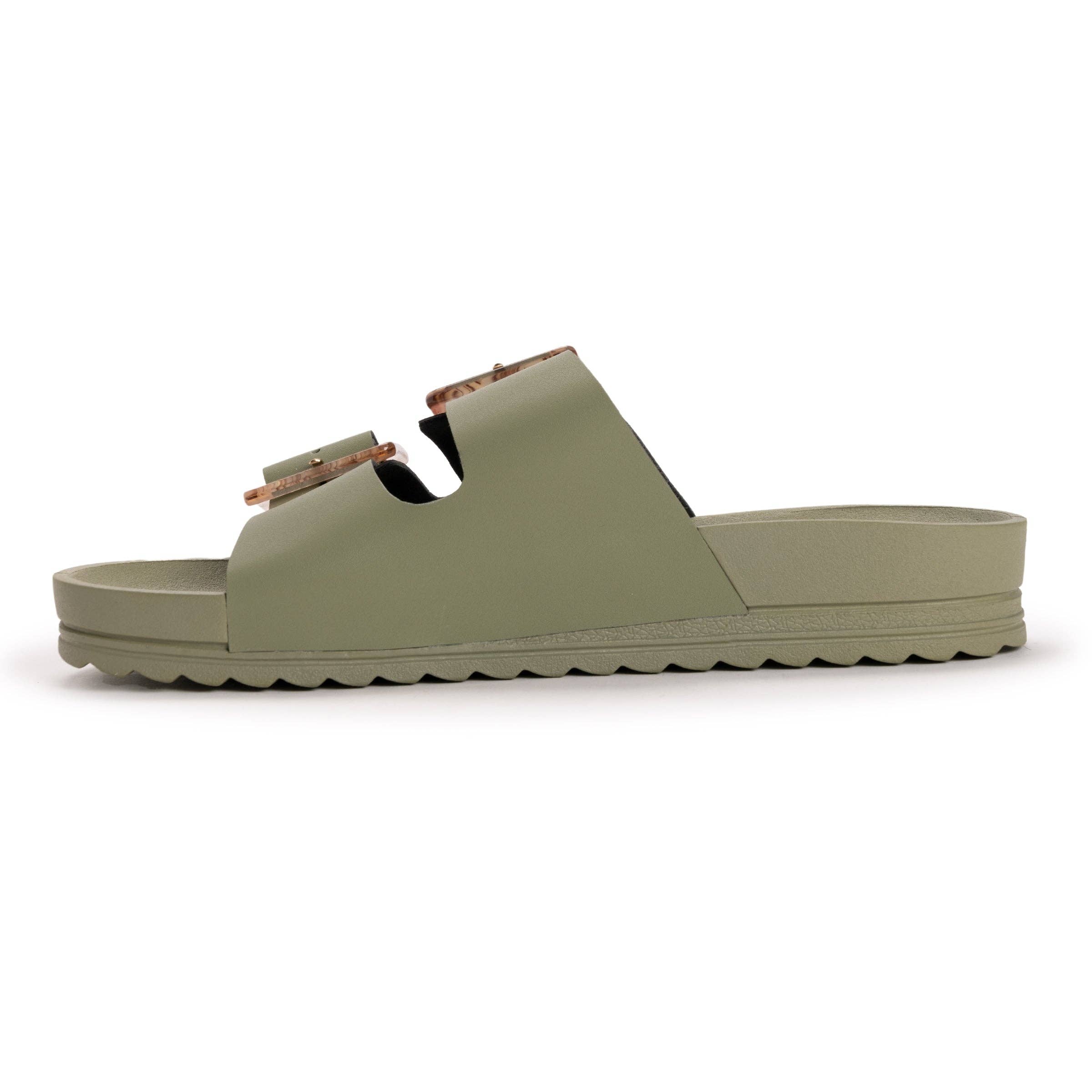 Grand Cayman Sandal: Light Olive
