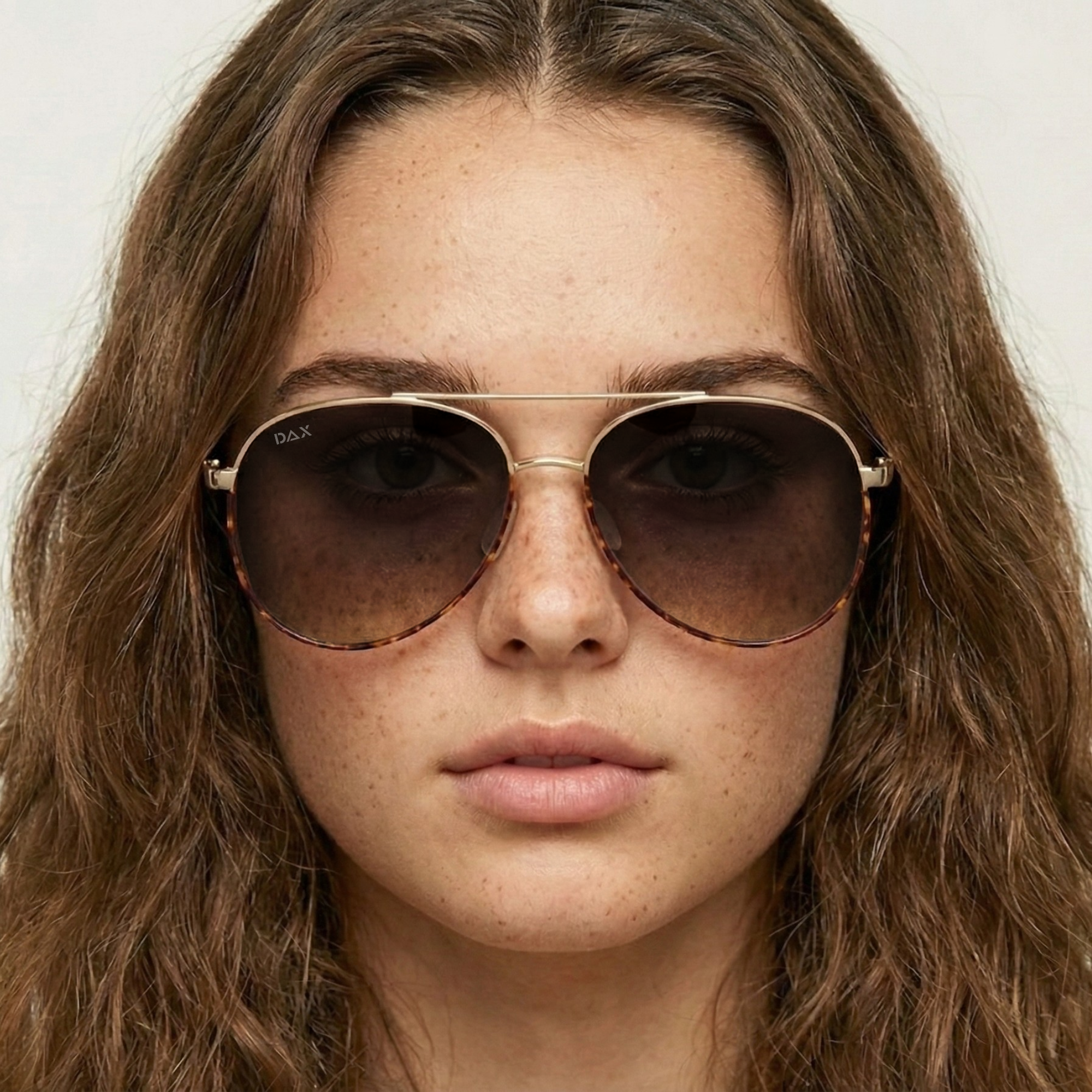 ACE - Unisex Aviator Sunglasses – Polarized Hair-Friendly: Cheetah
