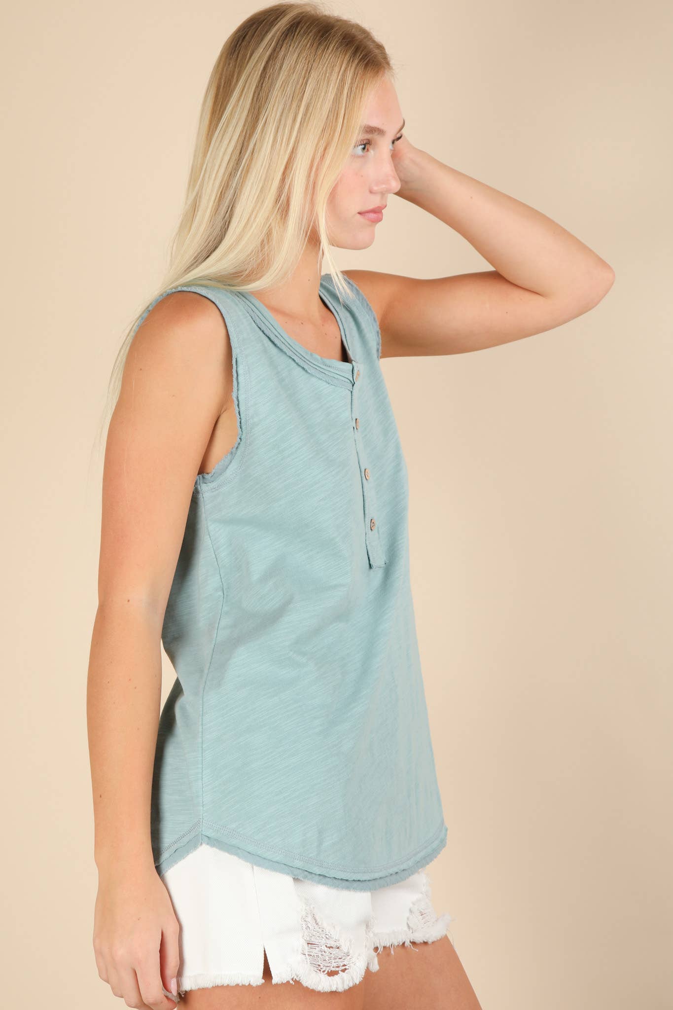Blake Mint Sleeveless Comfy Top