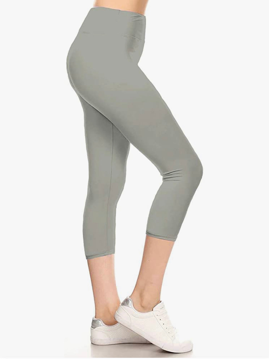 Capri Luxe Leggings Gray