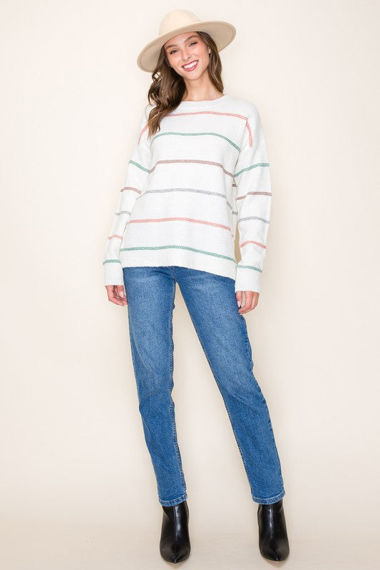 Kenna Soft Stripe Sweater