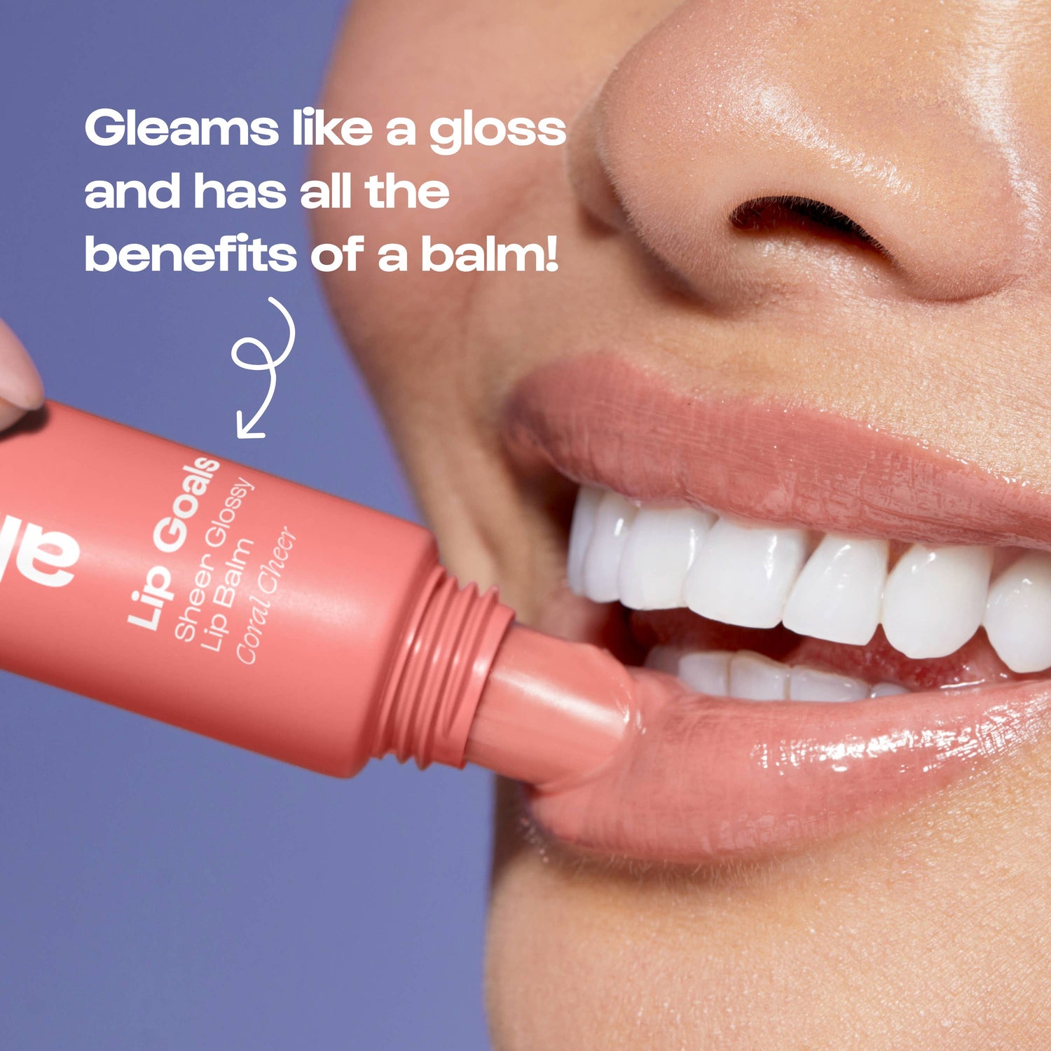 Rose &amp; Shine (Sheer Dusty Rose) Lip Goals Glossy Lip Balm: Rose &amp; Shine (Sheer dusty rose)