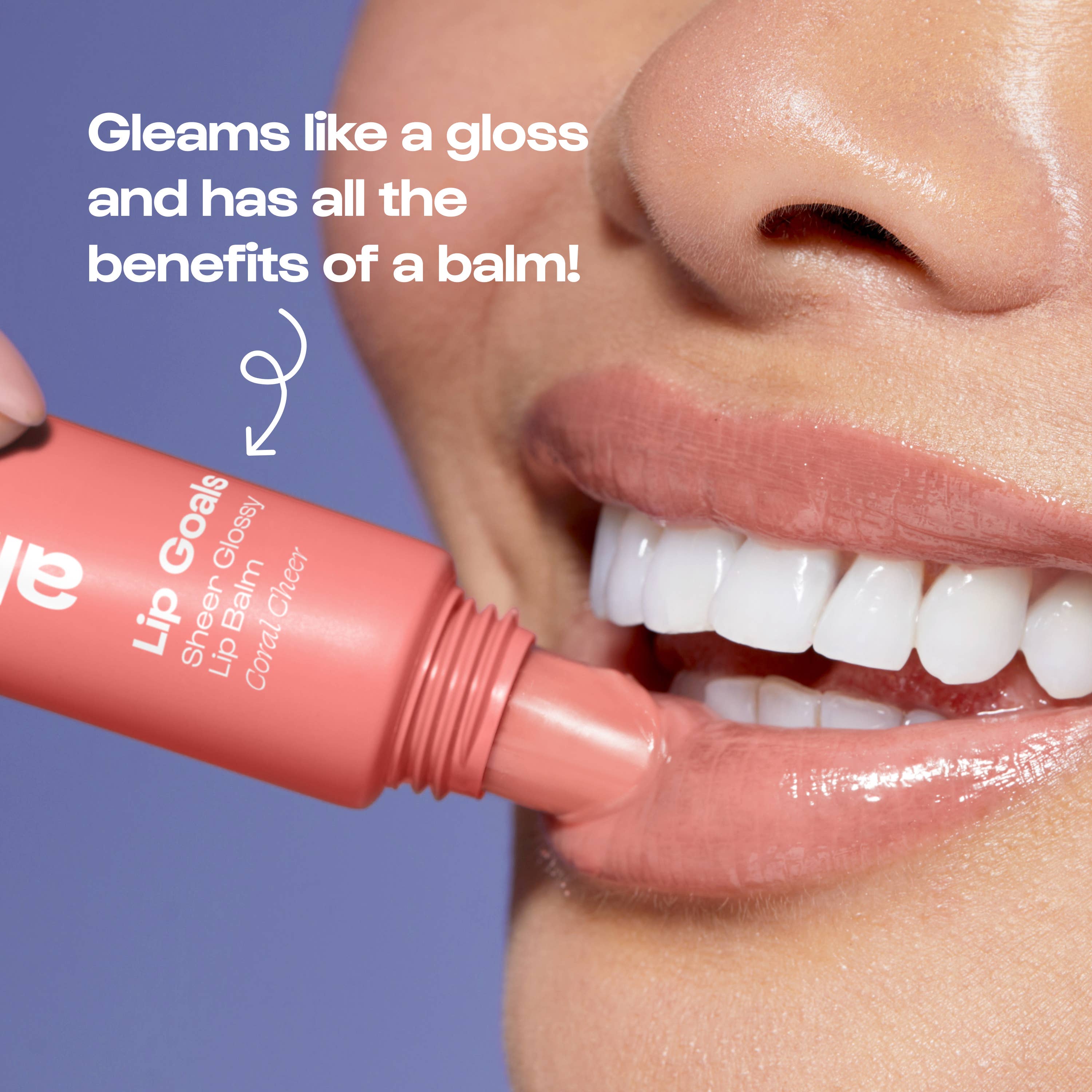 Rose &amp; Shine (Sheer Dusty Rose) Lip Goals Glossy Lip Balm: Rose &amp; Shine (Sheer dusty rose)