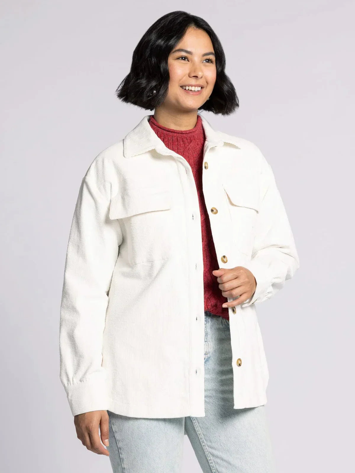 Thread and Supply Dallas Cream Cord Jacket
