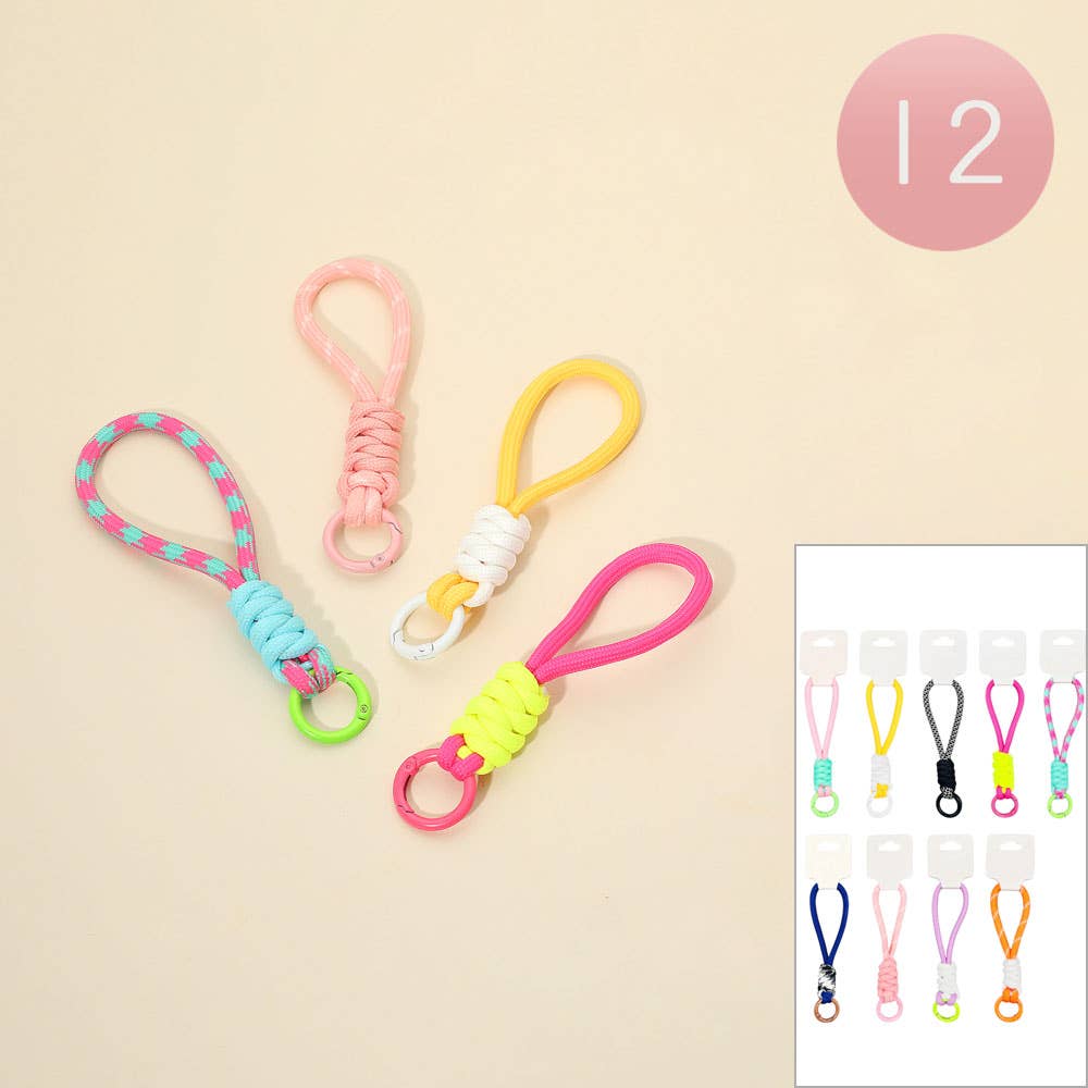 Braided Loopy Keychains