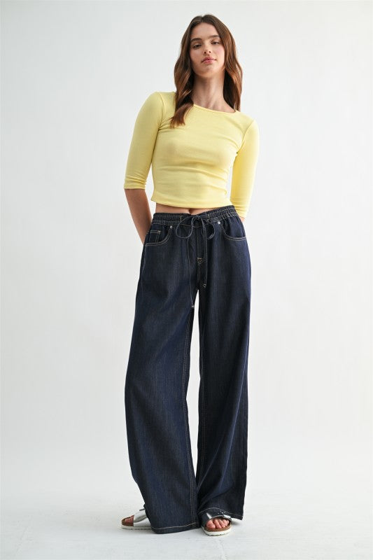 Mica Kenleigh Tie Waist Denim