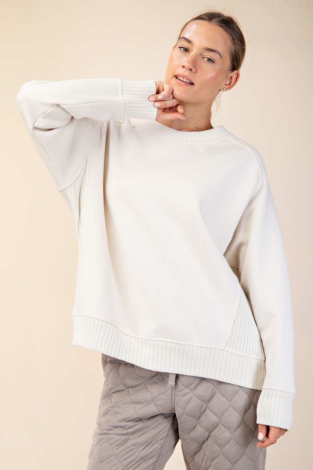 Warm Up Sweatshirt in Neutral