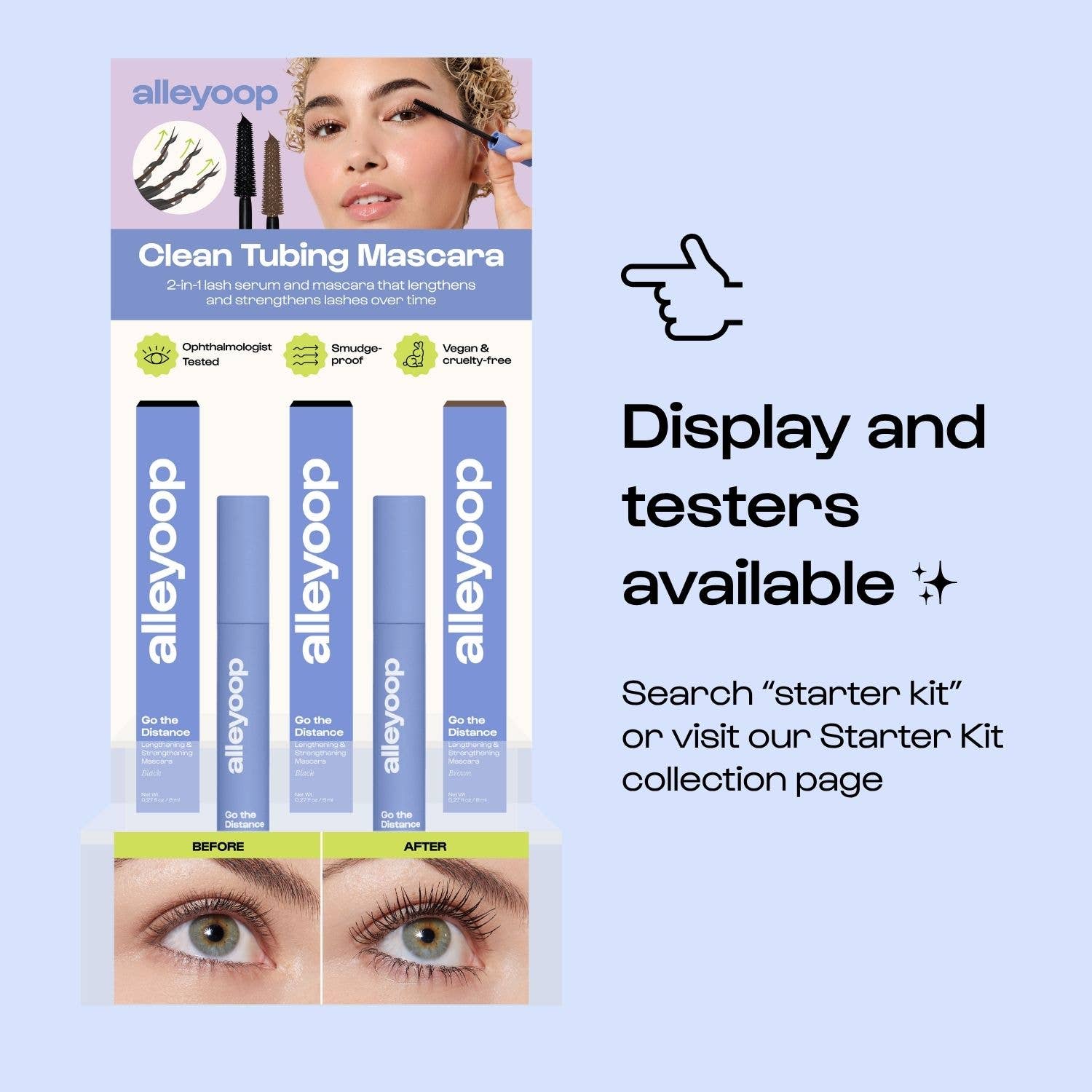 Black Go the Distance Mascara - Clean Tubing Mascara (8 mL)
