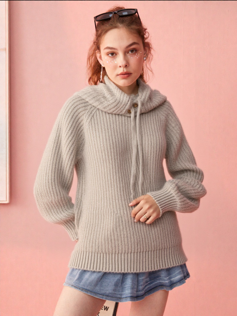 Ellerby Gray Sweater Hoodie