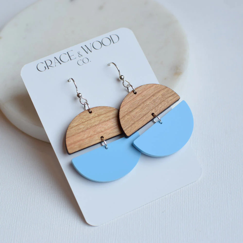 Lottie Sky Blue Earrings