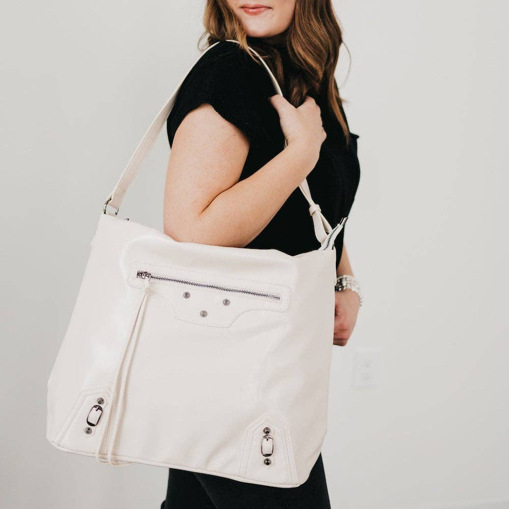 Tabitha Tote : Cream