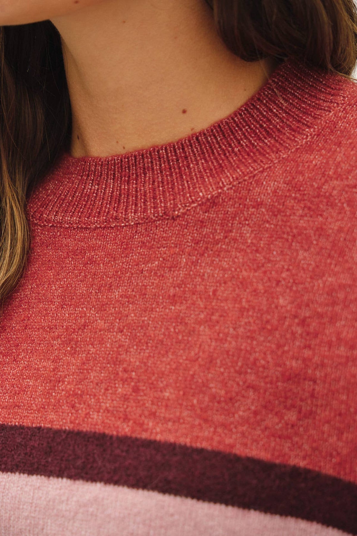 Lauren MULTI COLOR BLOCKED SWEATER