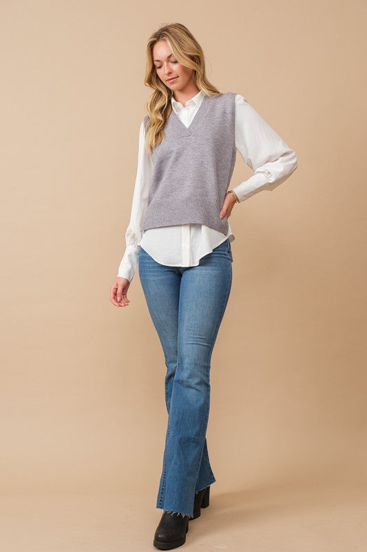 Marley Gray Sweater Vest
