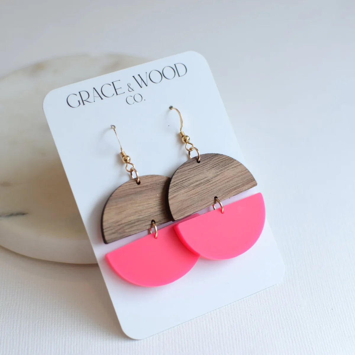 Lottie Hot Pink Earrings