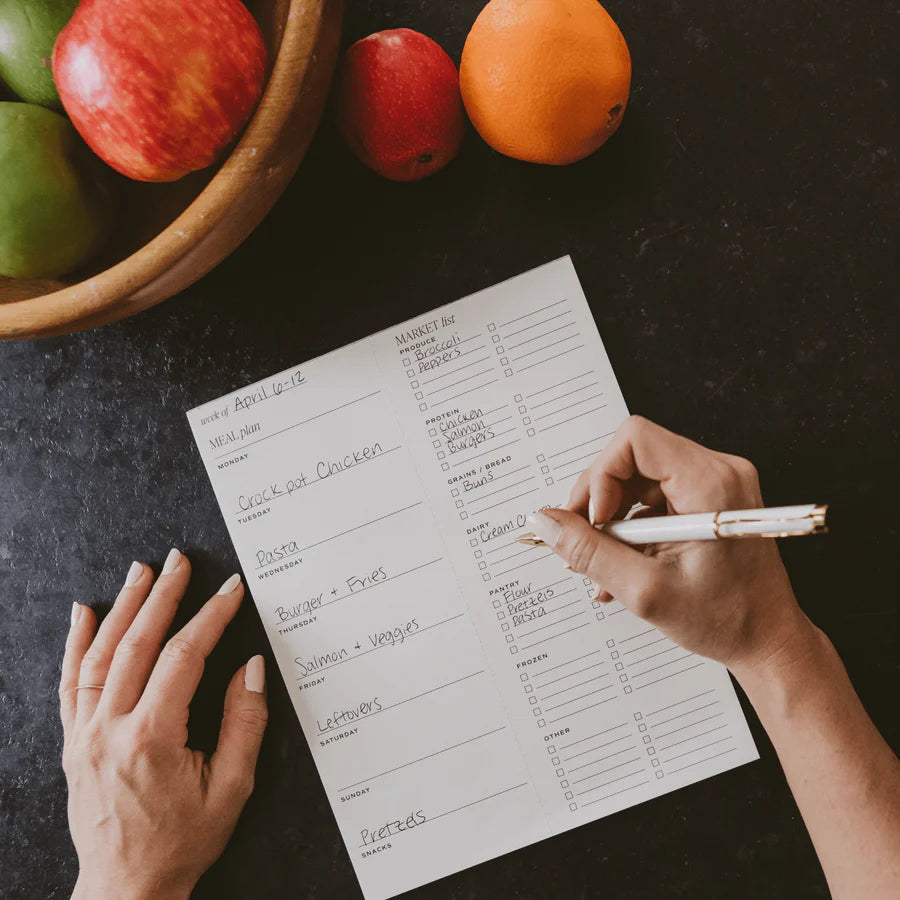 Meal Planner Tear Away Note Pad