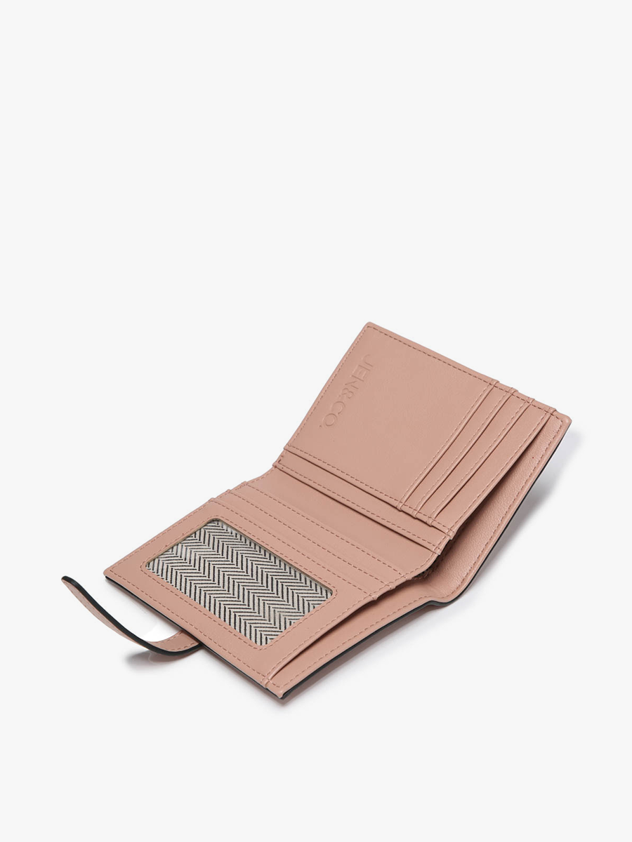 Bessie Canvas Wallet w/ Slip Closure: Arrowhead-Black