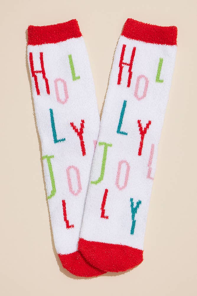 Christmas Fuzzy Socks - Multiple Styles