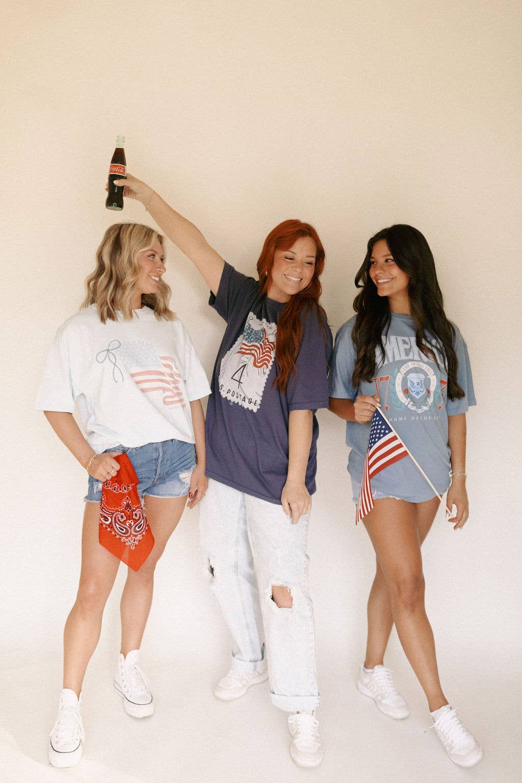 American Flag Stamp Tee