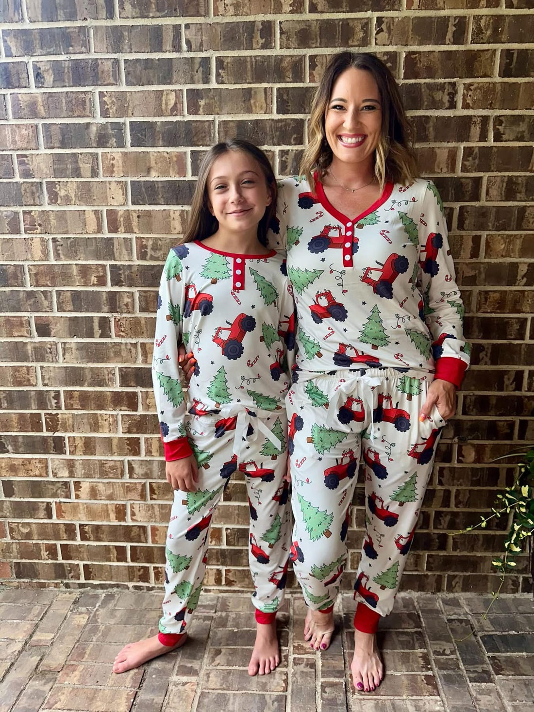 PREORDER • Tractor Ladies and Littles Christmas Pjs