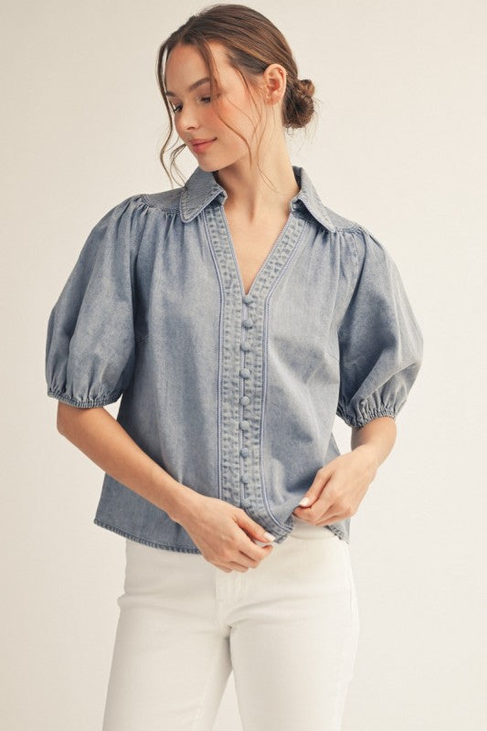 Lennie Denim Top