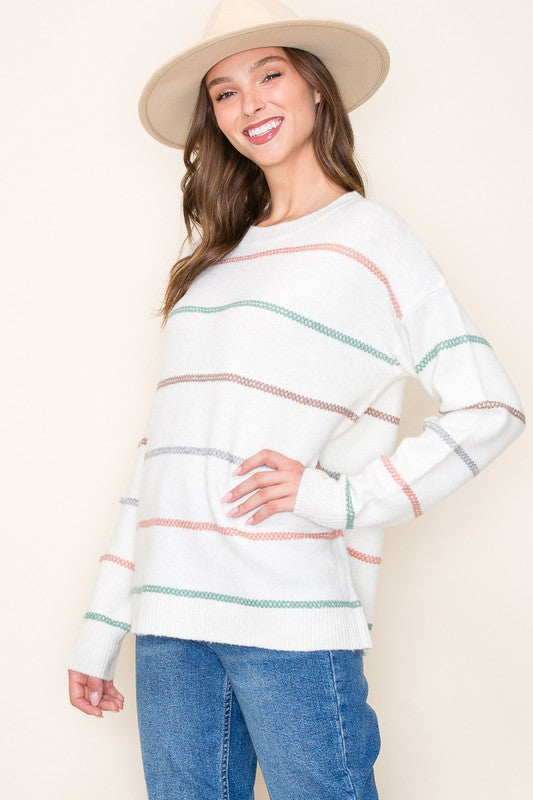 Kenna Soft Stripe Sweater