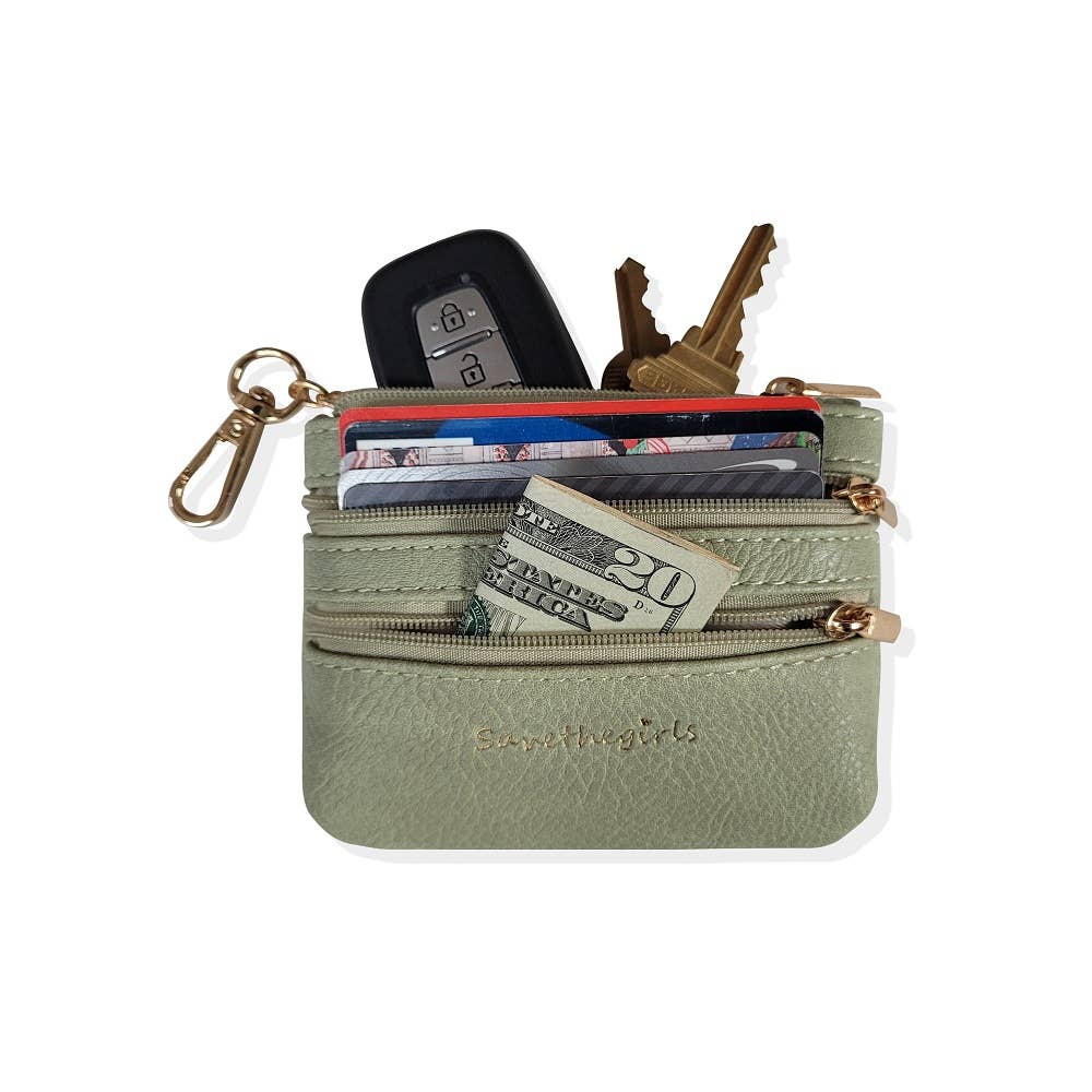 Clip &amp; Go Crossbody Phone Accessory : Silver