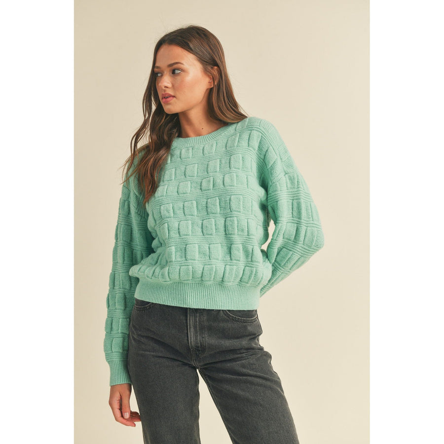 Rosemary Fresh Green Mint Sweater