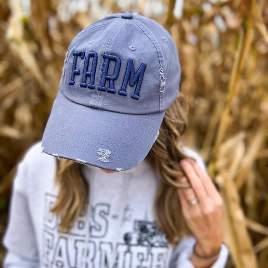 Farm Embroidered Hat - Multiple Colors