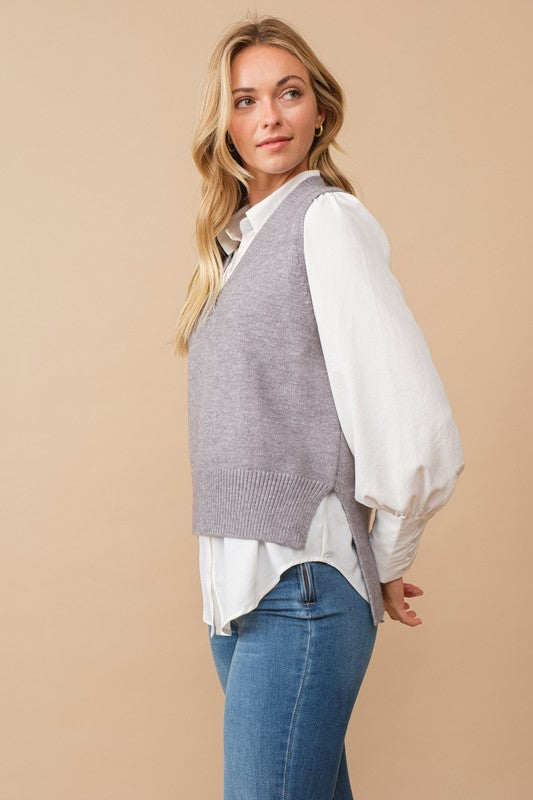 Marley Gray Sweater Vest