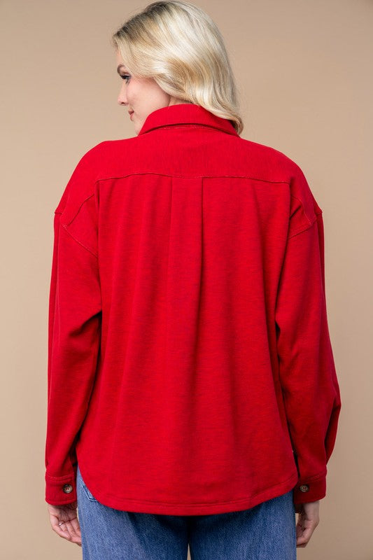 Seeing Red Sweatshirt Jacket