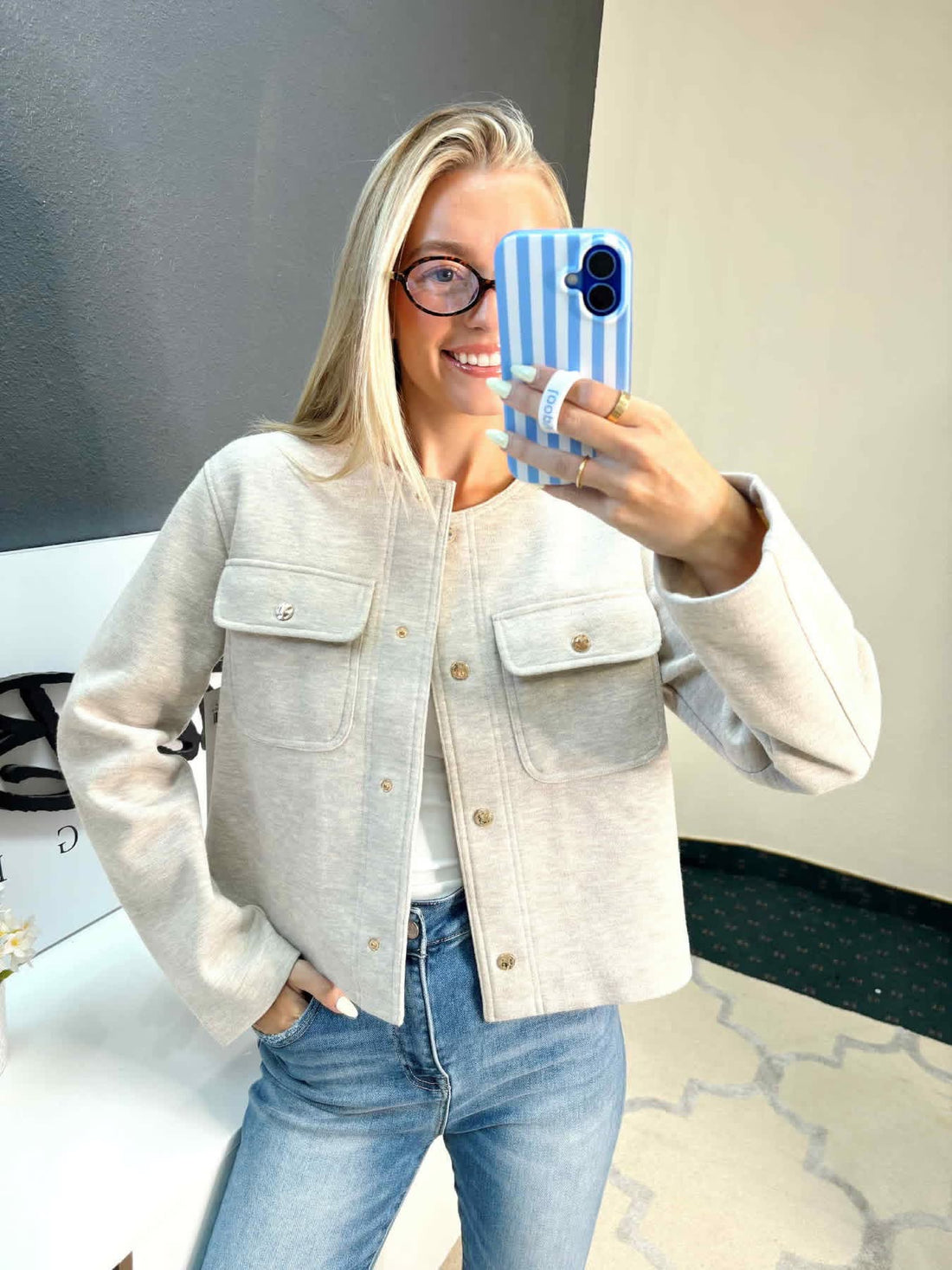 Winny Cropped Blazer