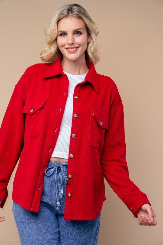 Seeing Red Sweatshirt Jacket