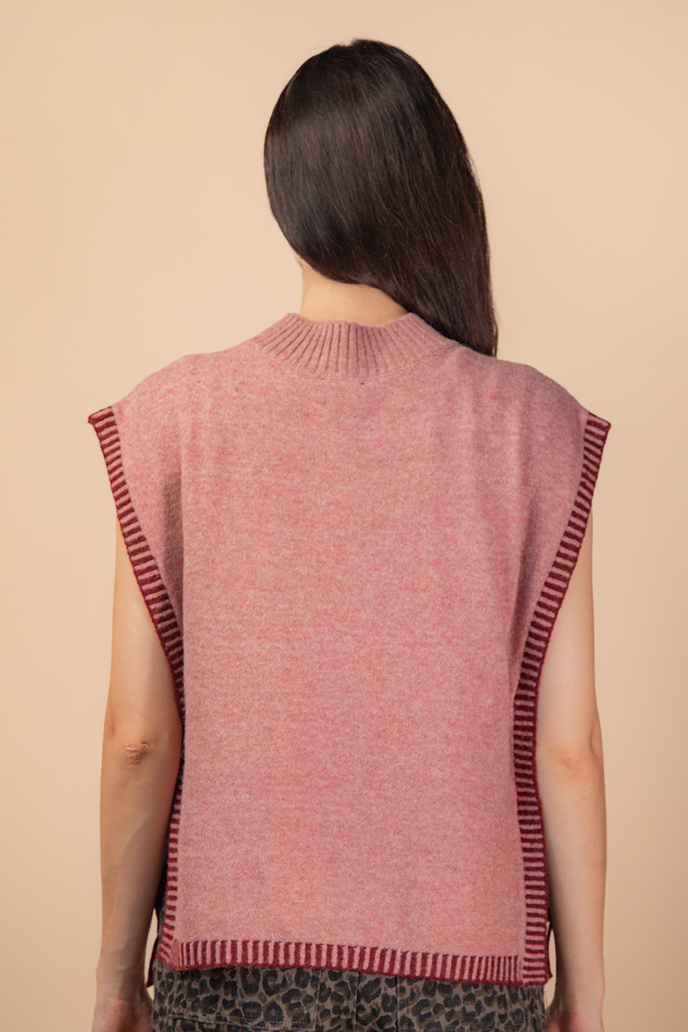Nerissa Blush Side Tie Sweater