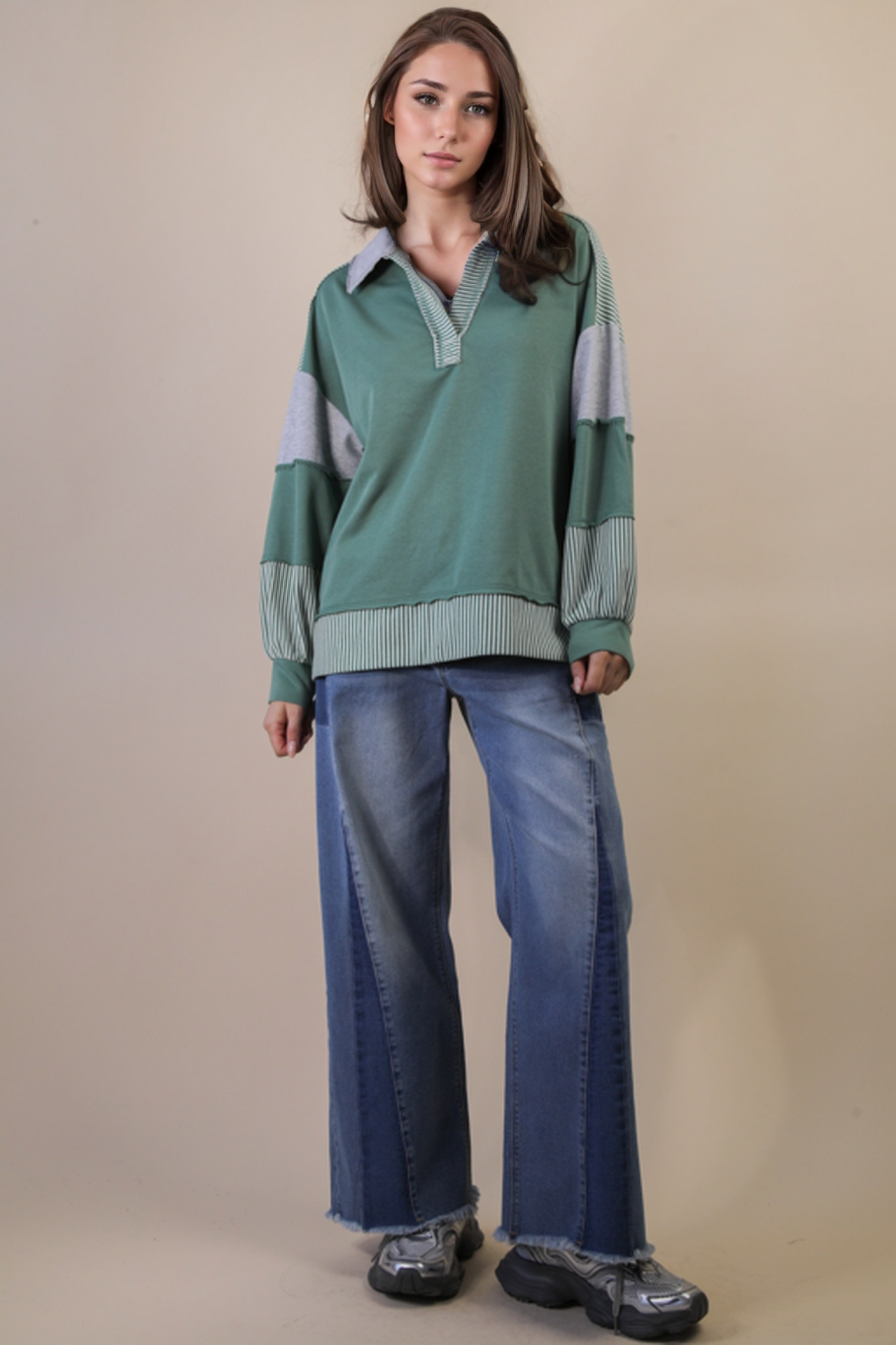 Sage Lazy Day Top