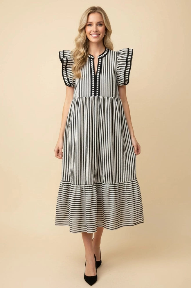 First Impressions Tiered Dress